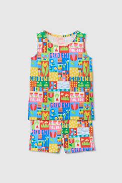 -Pyjama enfant fille en coton imprimé