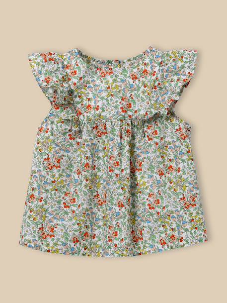 Bébé-Blouse en tissu liberty bébé