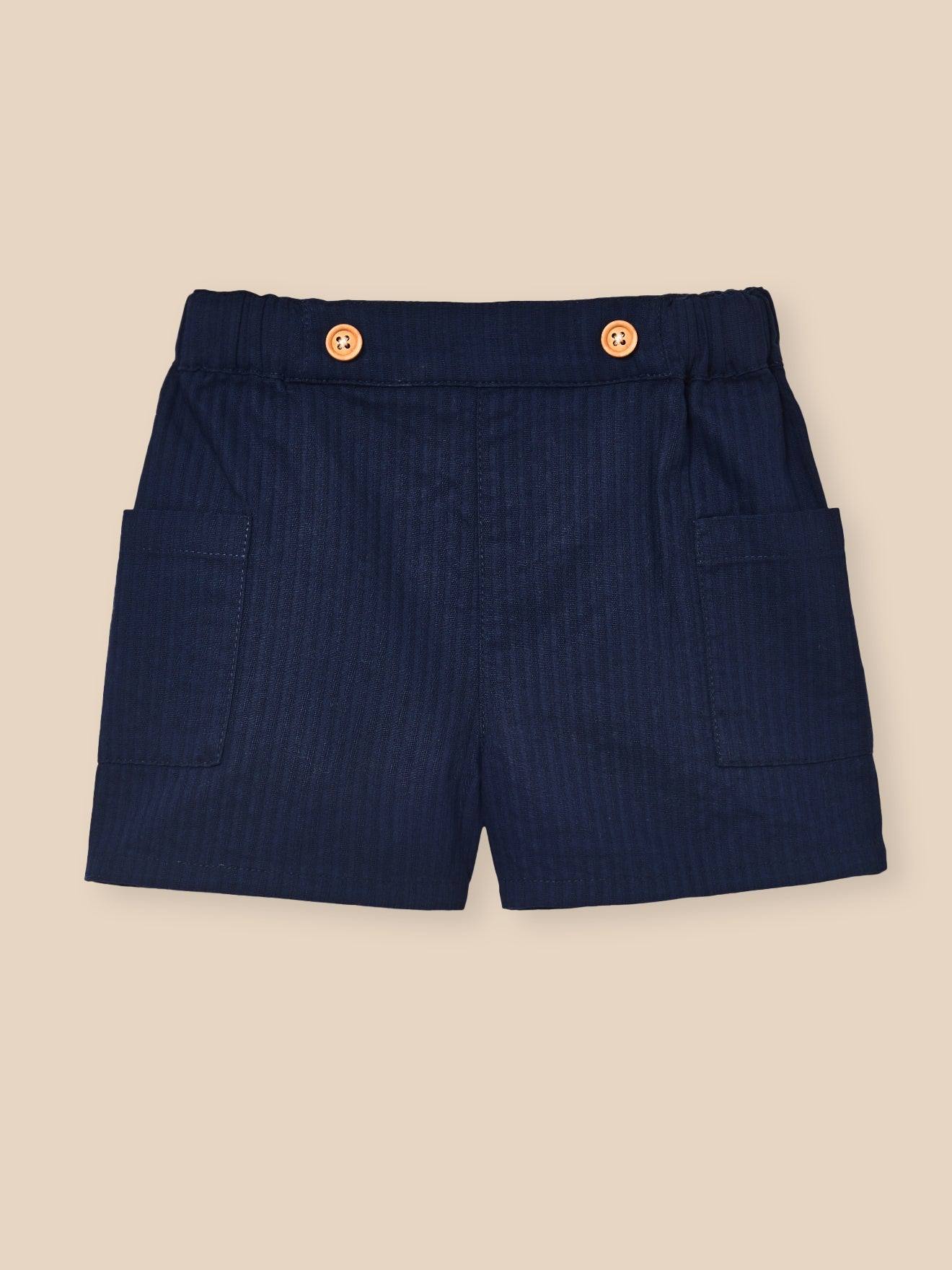 Short Taille lastique Bb Marine Clair 22$