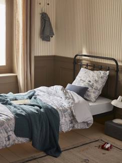 Linge de maison et décoration-Linge de lit enfant-Housse de couette-Housse de couette coton "esprit petit jouy"