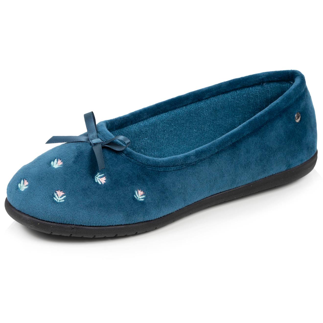 Chaussons Ballerines Souples Ultra Confortables Et Lgers Confort Technologie Everywear Bleu Canardfleurs 40 €