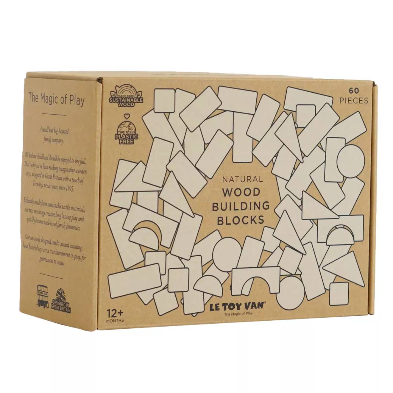 HEROS - Blocs de construction en bois colorés 100 % certifié FSC® - 50