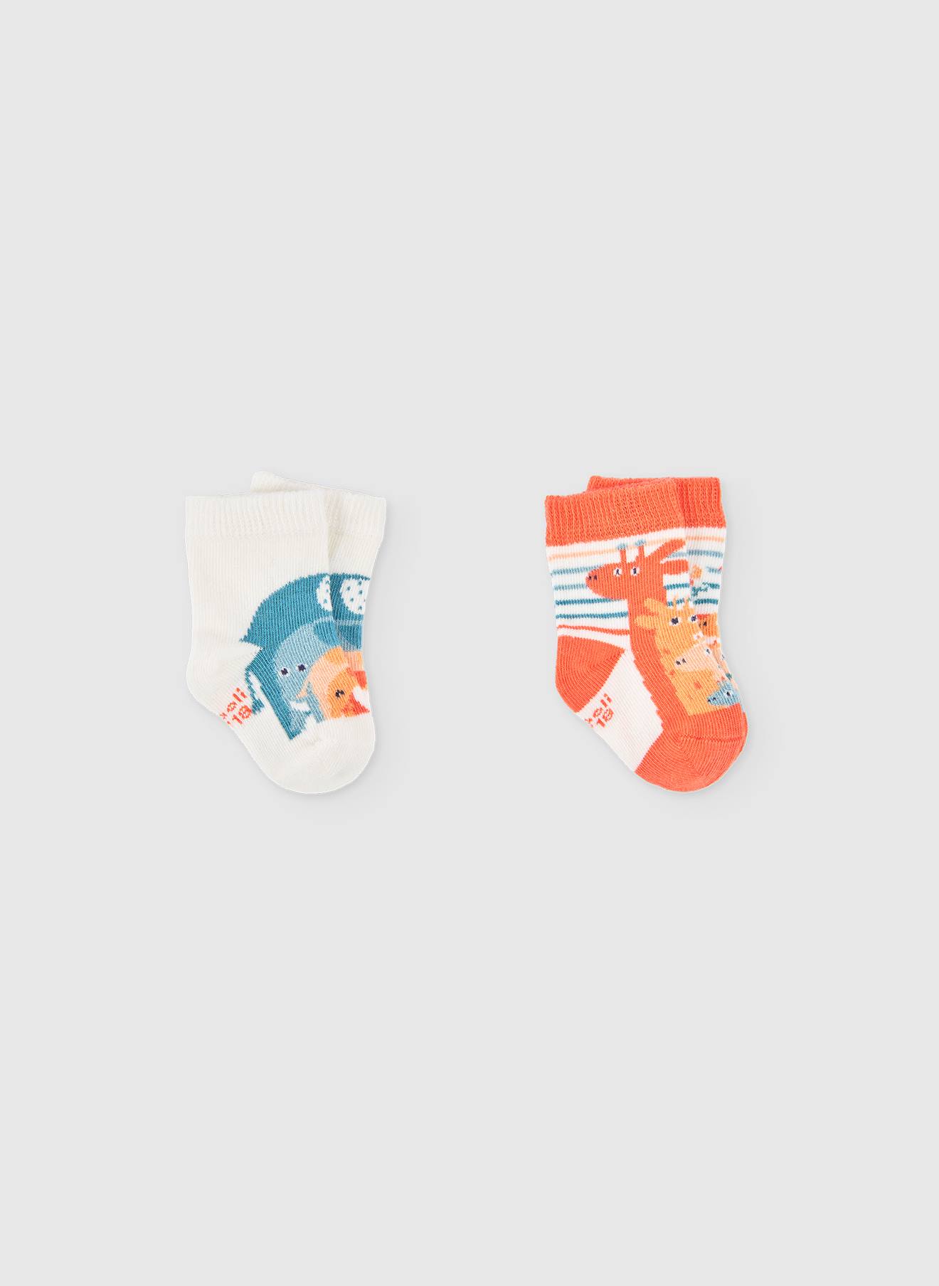 Pack De Chaussettes Bb En Coton Orange 10 €