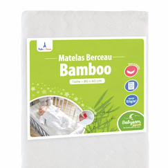 Chambre et rangement-Literie-Matelas berceau bamboo | forme rectangulaire