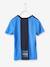 T-shirt de sport garçon matière technique effet colorblock bleu drapeau+noir 2 - vertbaudet enfant 