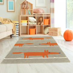 Linge de maison et décoration-Décoration-Tapis enfant fox en laine fait main