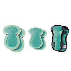 Jouet-Jeux de plein air-Sports de glisse et à roues-Casques, protections et autres accessoires-Set 3 protections enfant xs (coudes, genoux, poignets)