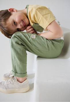 -Pantalon enfant en gaze de coton gabin