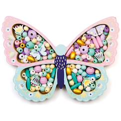Jouet-Coffret créatif bijoux enfant en forme de papillon avec 194 perles – Dès 4 ans