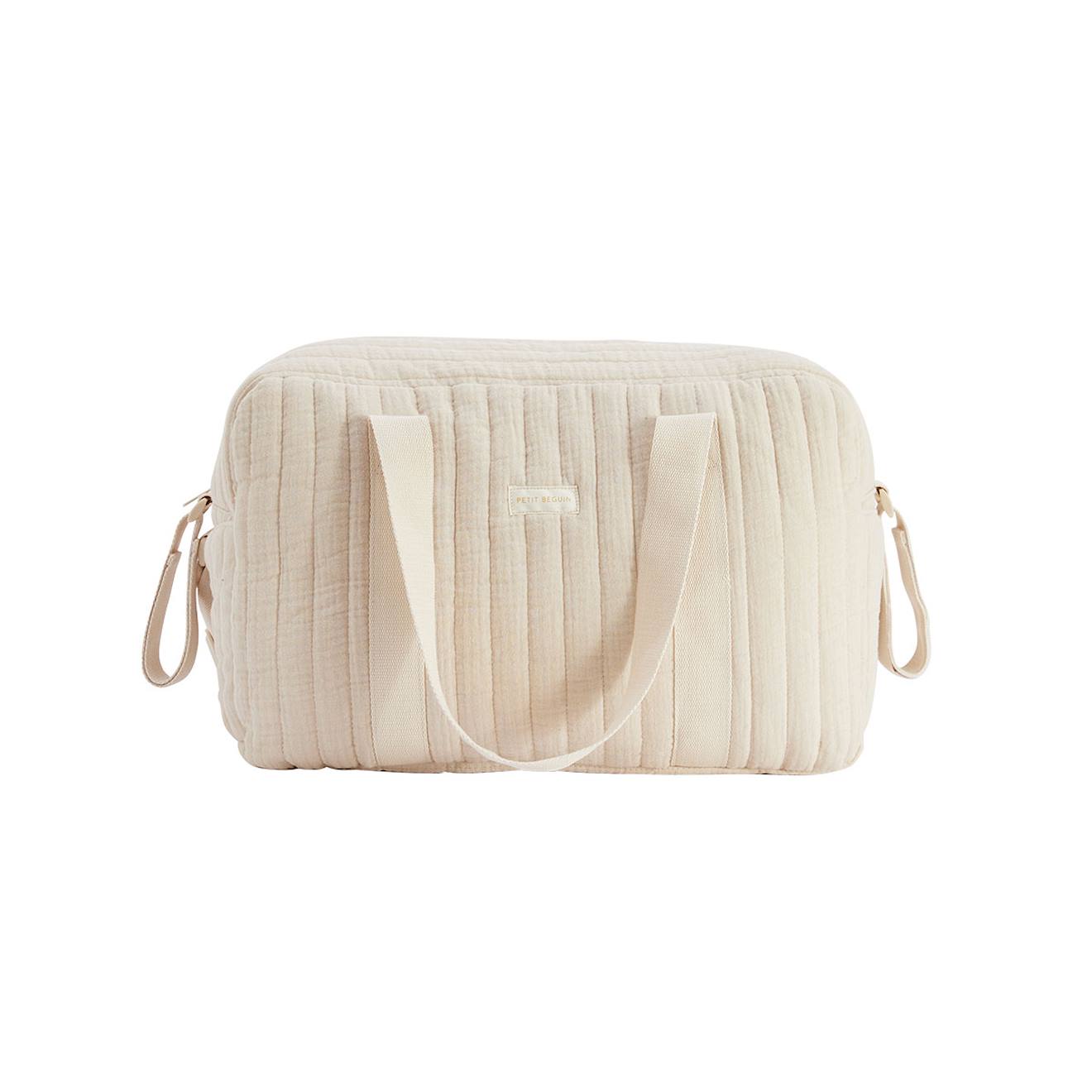 Sac À Langer En Gaze De Coton Eden Beige (Petit Beguin) - Image 2