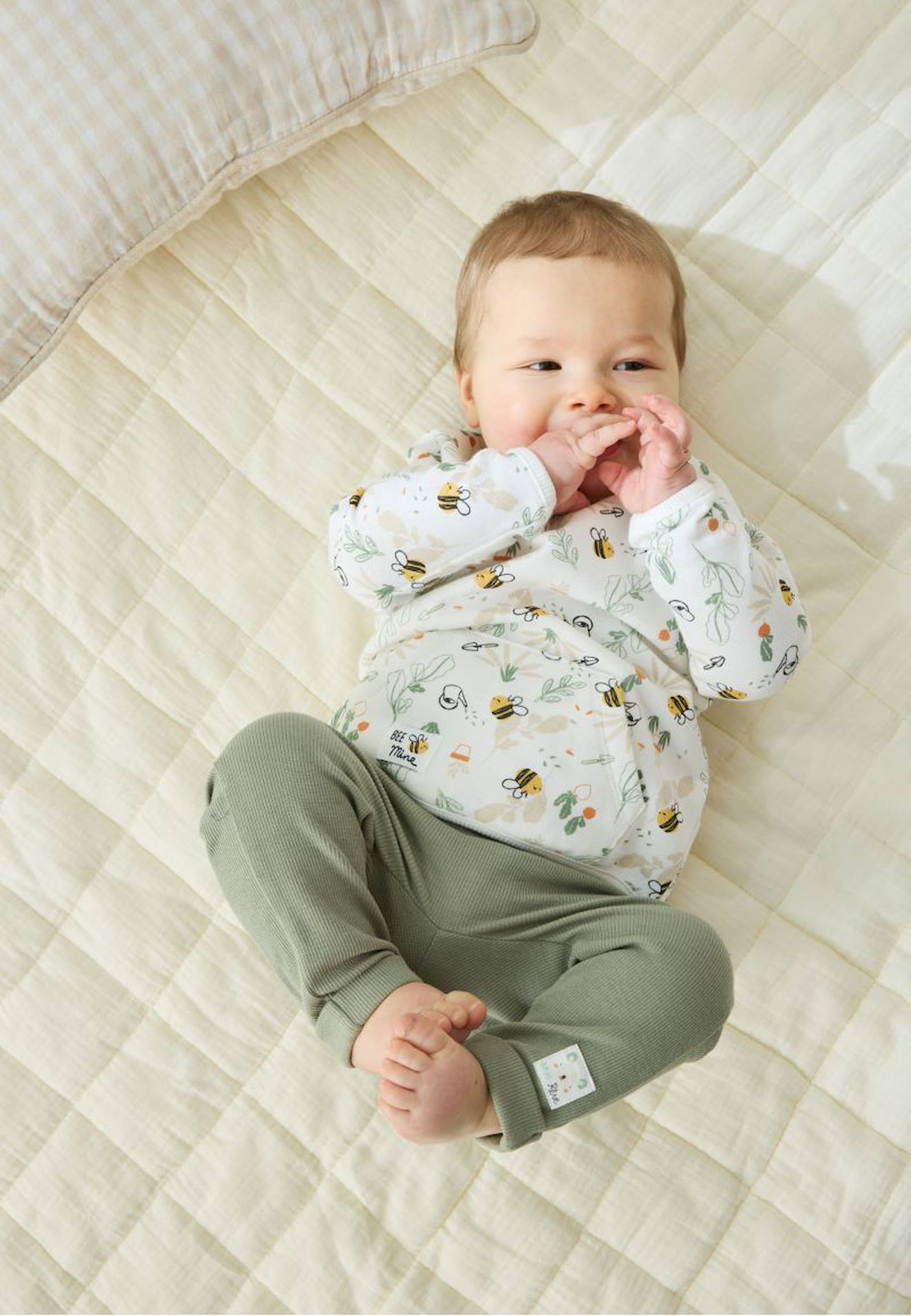 Sweat-shirt Bébé En Molleton Eden Beige