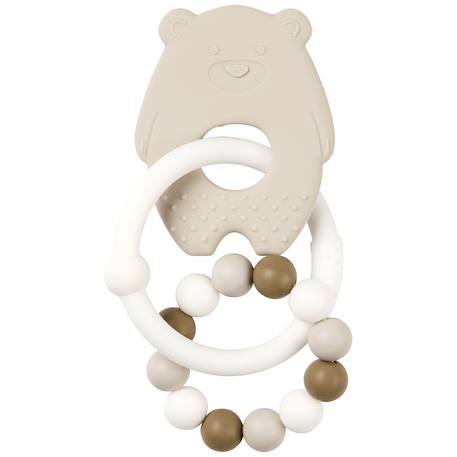 Nattou - Anneau de dentition ours en silicone