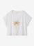 T-shirt manches courtes fille écru 3 - vertbaudet enfant 