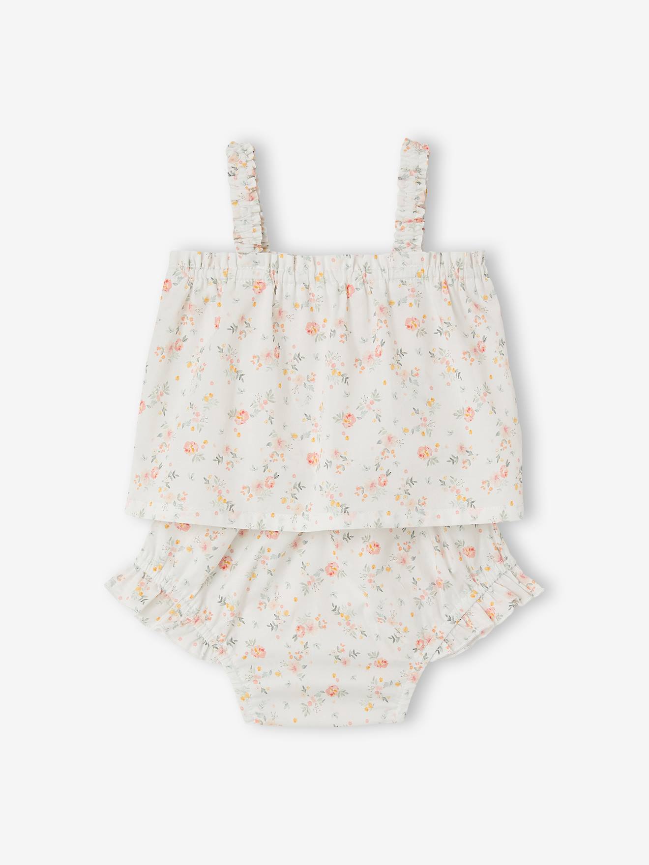 Ensemble haut culotte bb fille cru 11 €