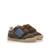 Sneakers garçon synthétique fermeture adhésive barefoot Bleu marine–pétrole+Bleu marine-turquoise+Jaune clair+Taupe-cuir 23 - vertbaudet enfant 