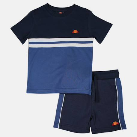 Pack 2 t-shirts et short garçon à imprimé Blanc 3 - vertbaudet enfant 