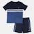 Pack 2 t-shirts et short garçon à imprimé Blanc 3 - vertbaudet enfant 