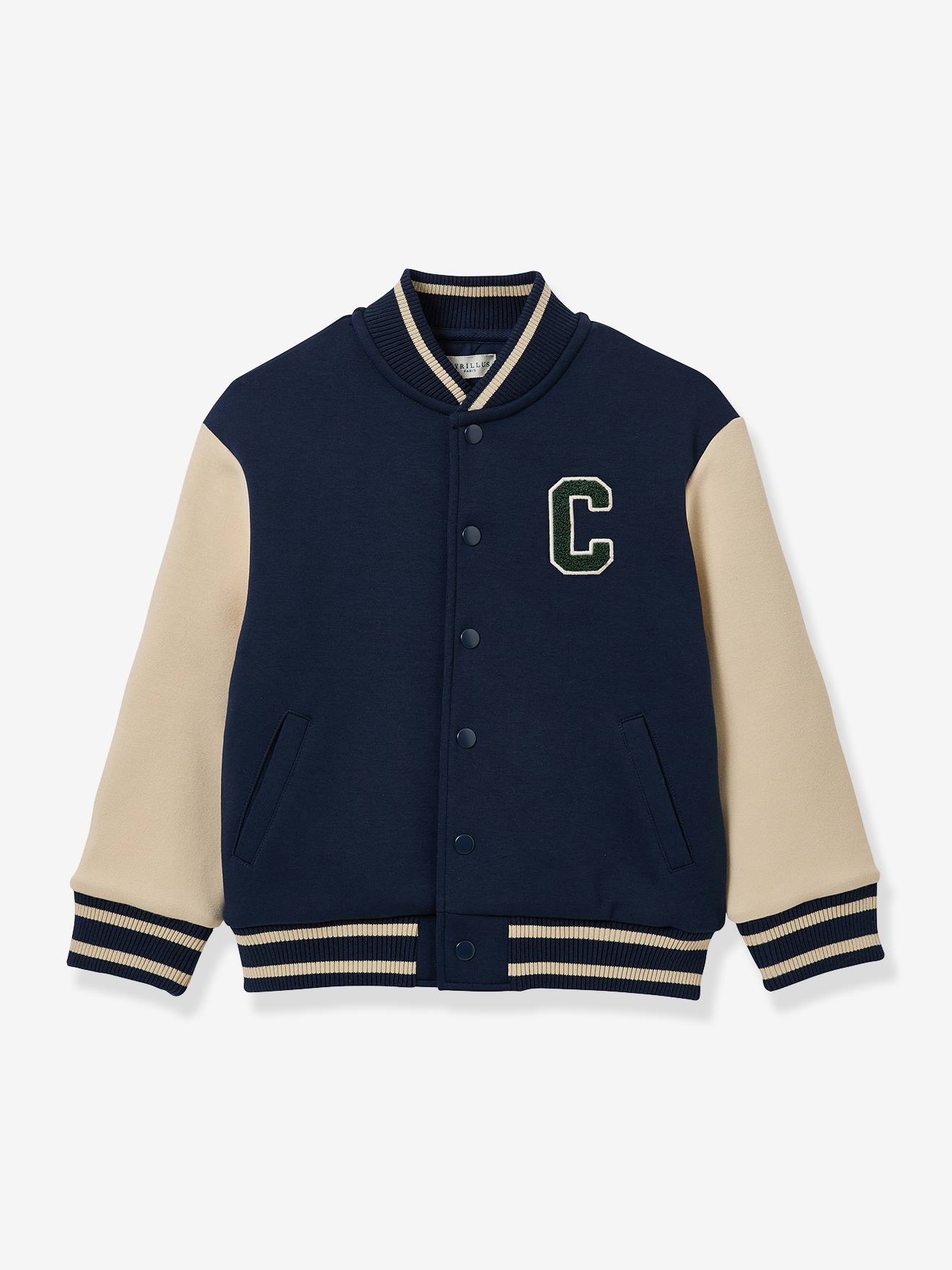Veste Teddy Style Collège Marine
