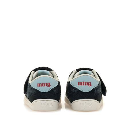 Sneakers garçon synthétique fermeture adhésive barefoot Bleu marine–pétrole+Bleu marine-turquoise+Jaune clair+Taupe-cuir 9 - vertbaudet enfant 