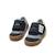 Sneakers garçon synthétique fermeture adhésive barefoot Bleu marine–pétrole+Bleu marine-turquoise+Jaune clair+Taupe-cuir 6 - vertbaudet enfant 