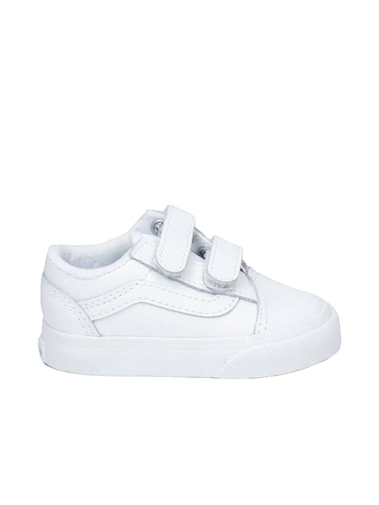 Basket À Scratch Old Skool V – Confort Et Style Bébé Blanc