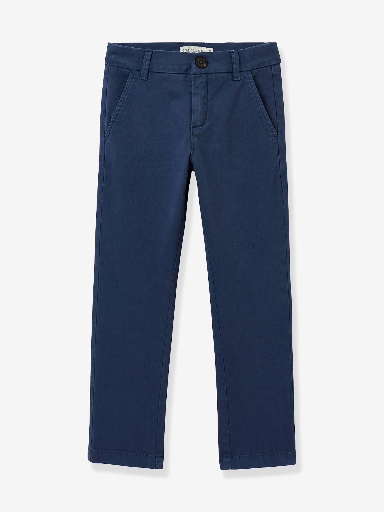 Pantalon chino indigo