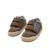 Sneakers garçon synthétique fermeture adhésive barefoot Bleu marine–pétrole+Bleu marine-turquoise+Jaune clair+Taupe-cuir 20 - vertbaudet enfant 