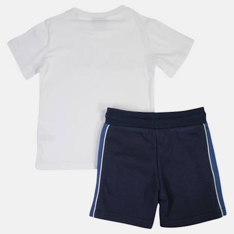 Pack 2 t-shirts et short garçon à imprimé Blanc 2 - vertbaudet enfant 