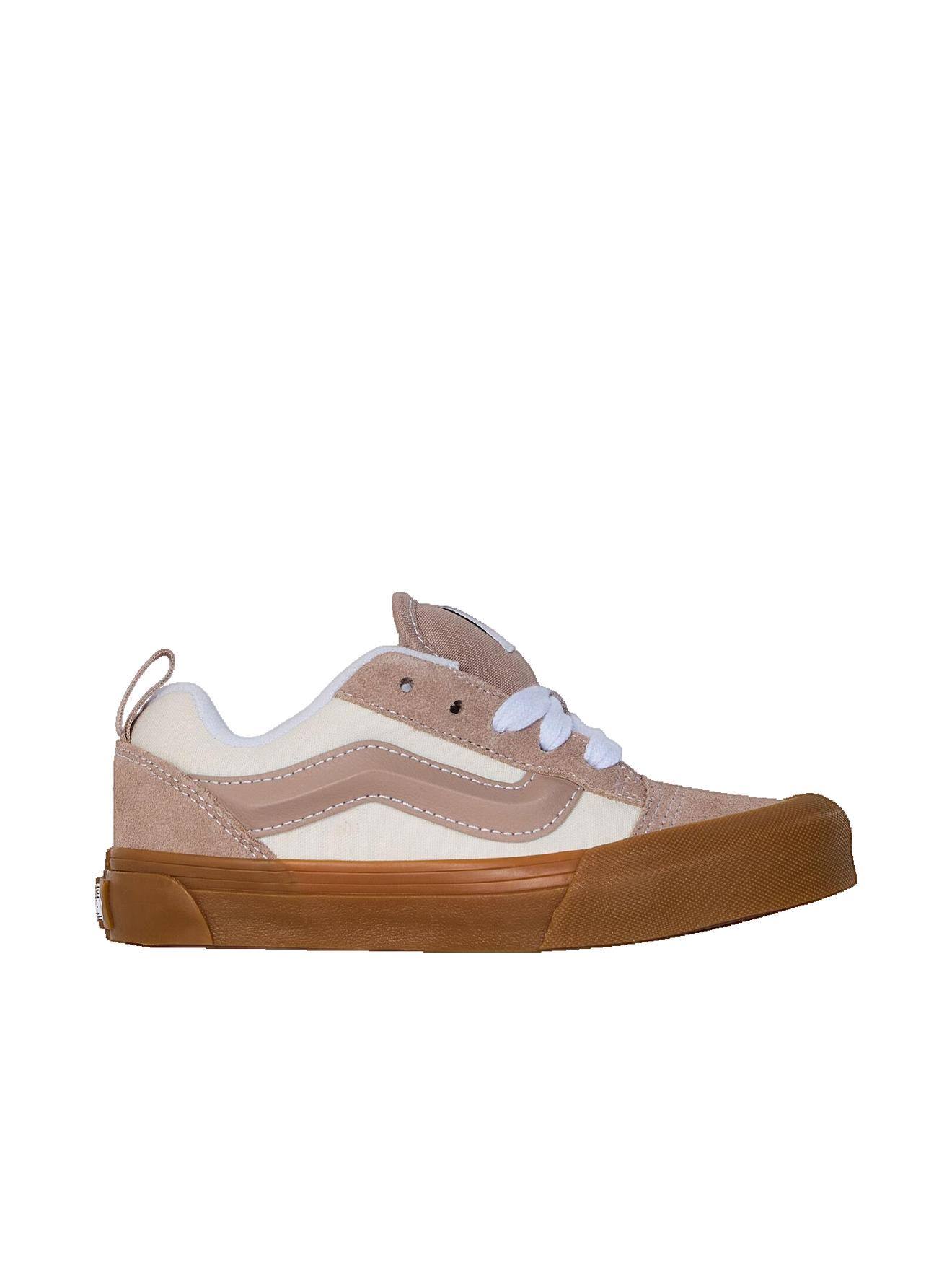 Basket Knu Skool Style Emblématique Et Confort Enfant Beige/marron