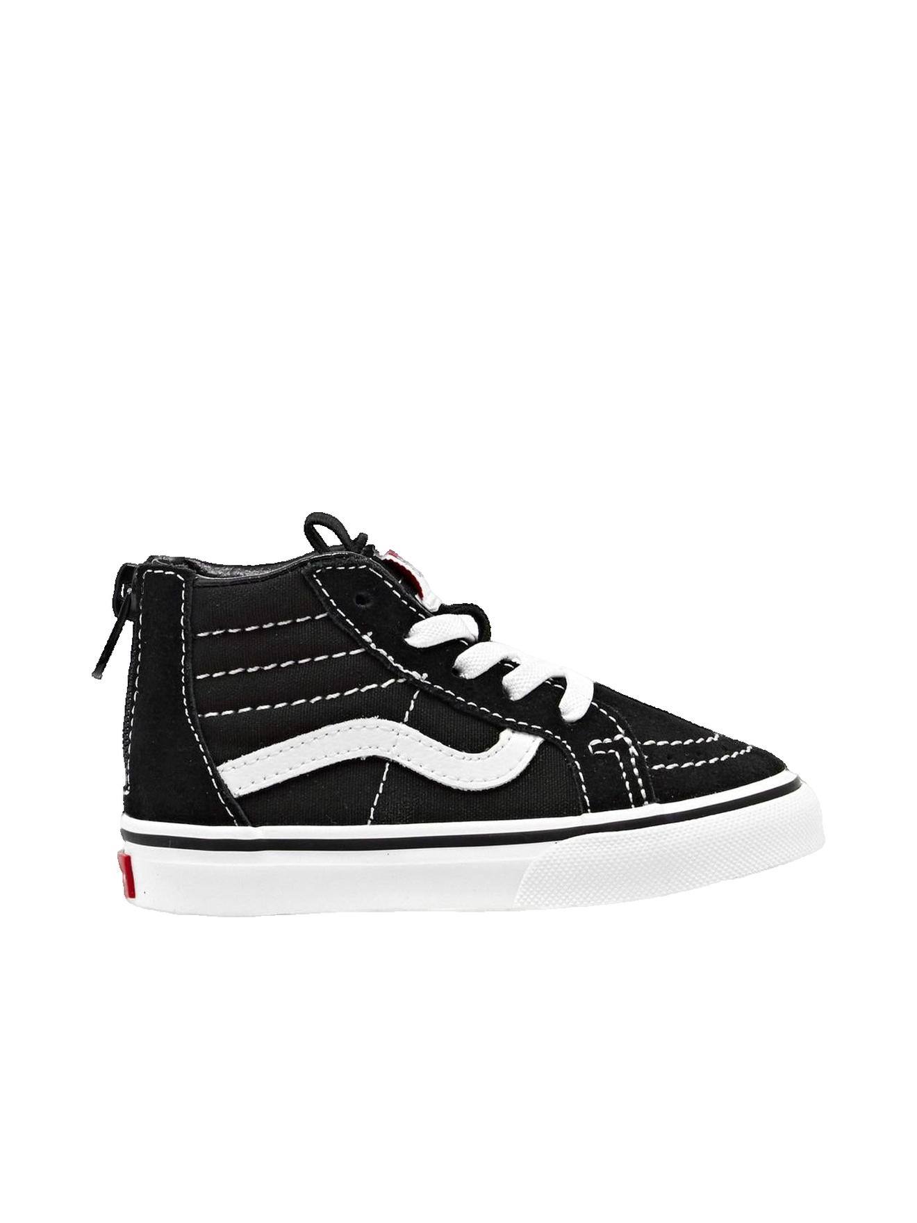 Basket Sk8-hi Zippée Bébé Noir / Blanc
