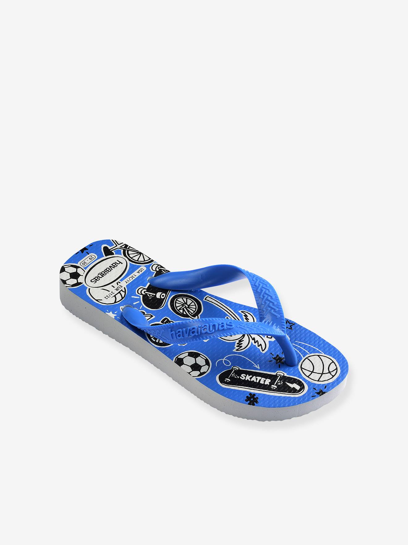 Tongs enfant sport bleu