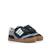 Sneakers garçon synthétique fermeture adhésive barefoot Bleu marine–pétrole+Bleu marine-turquoise+Jaune clair+Taupe-cuir 4 - vertbaudet enfant 