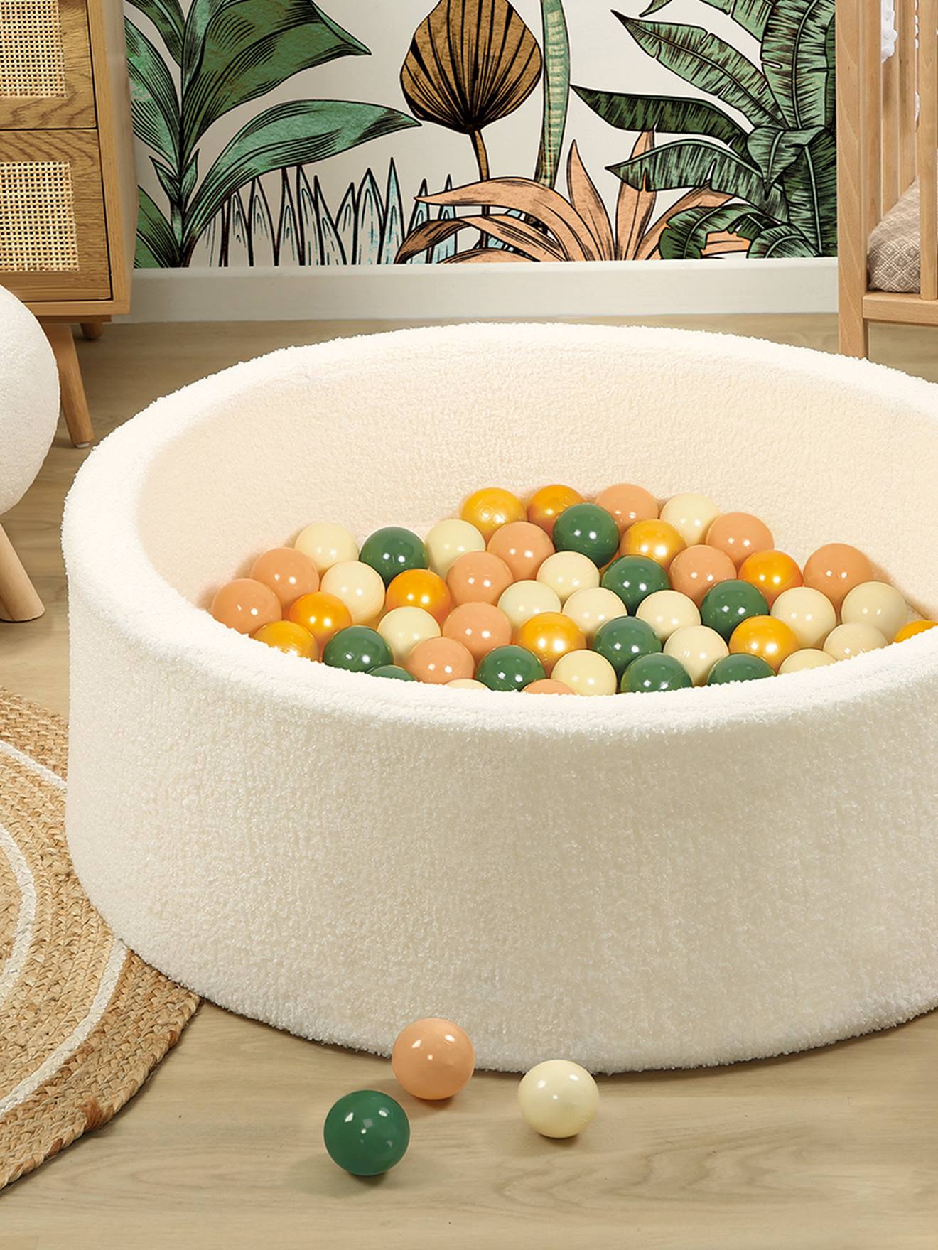 Piscine balle plush multicolore