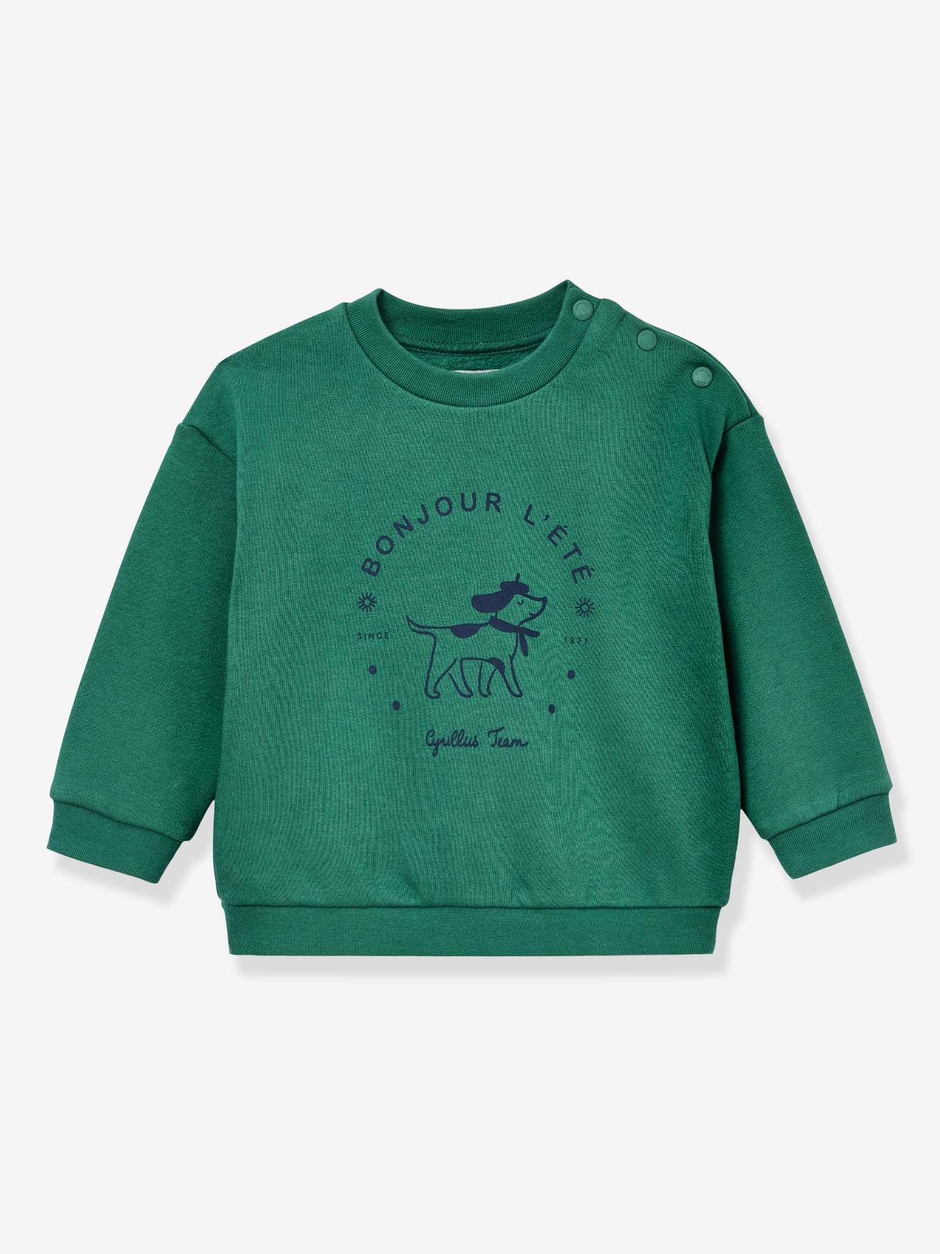 Sweat bébé doux menthe