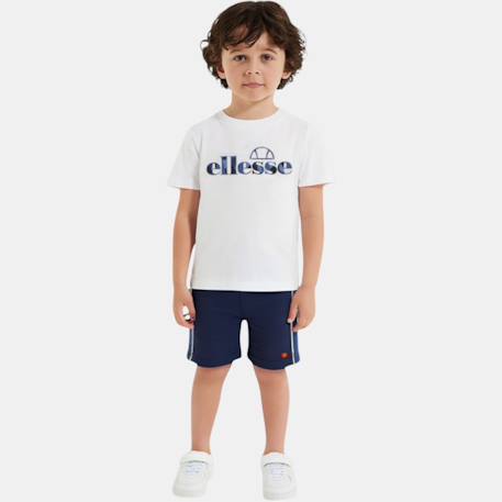 Pack 2 t-shirts et short garçon à imprimé Blanc 6 - vertbaudet enfant 