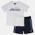 Pack 2 t-shirts et short garçon à imprimé Blanc 4 - vertbaudet enfant 