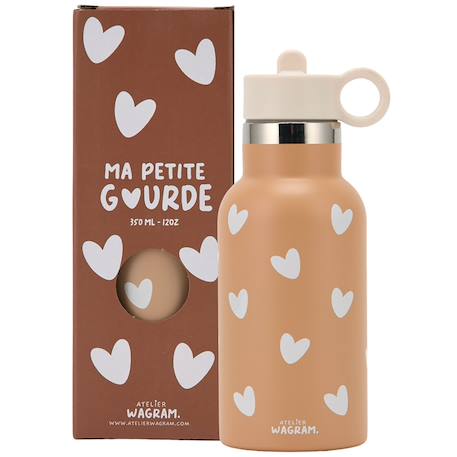 Fille-Accessoires-Fourniture scolaire-Gourde isotherme caramel (350 ml)
