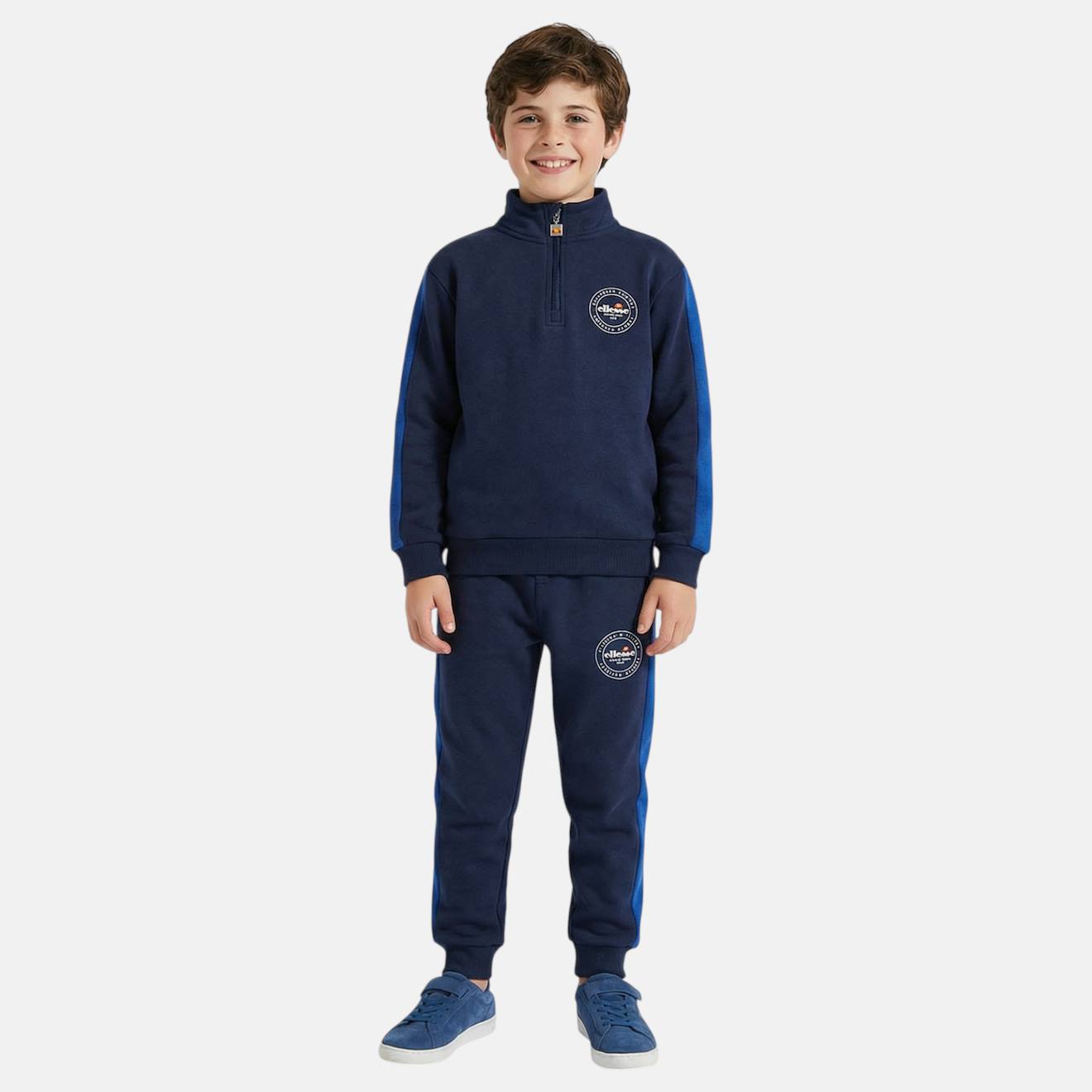 Ensemble Veste Et Pantalon Jogging Garçon À Imprimé Marine Ensemble Veste Et Pantalon Jogging Garçon À Imprimé Marine