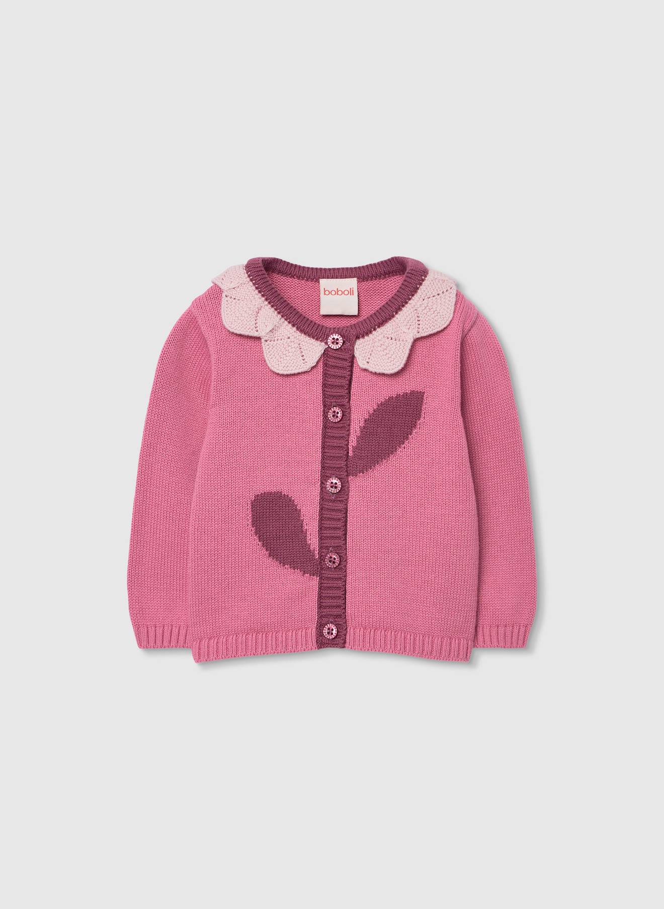 Gilet Bb Tricot Rose 20 €