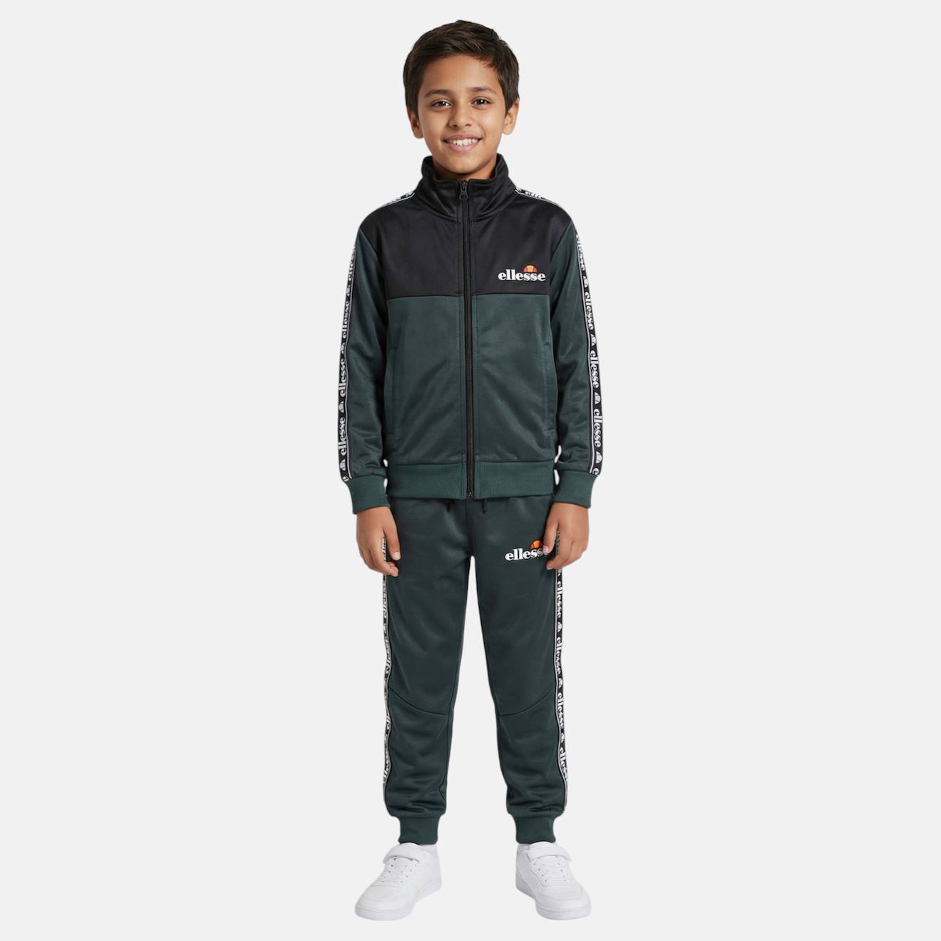 Ensemble Veste Et Pantalon Jogging Garçon À Imprimé Vert