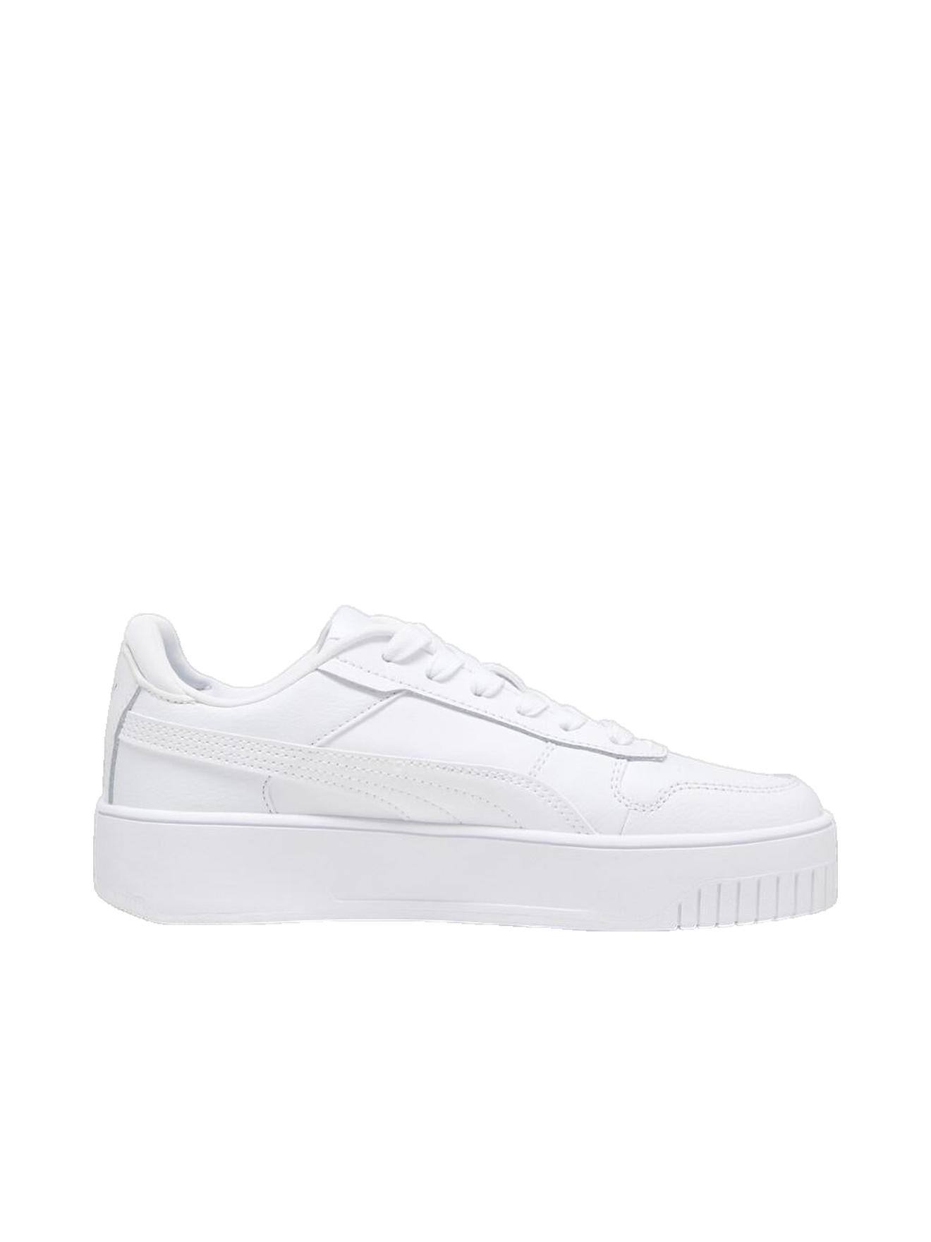 Basket Cuir Blanc Et Or Carina Street Confort Et Style Garon Blanc 51 €