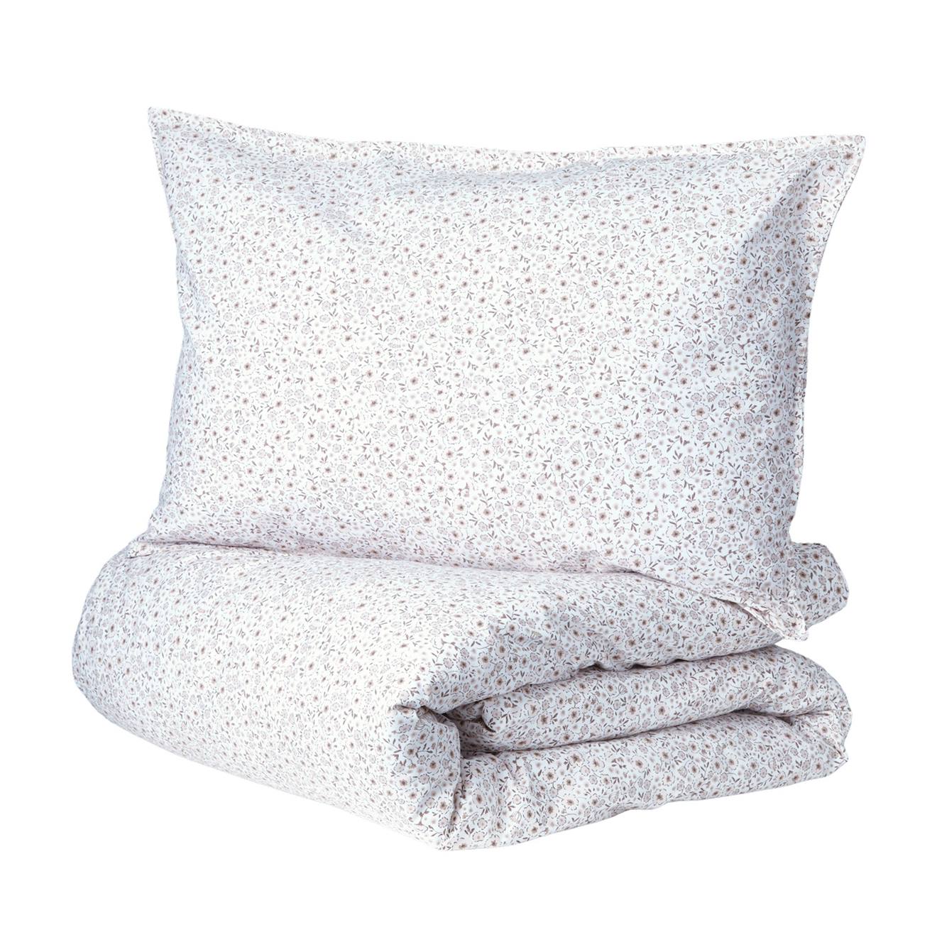 Parure De Lit Percale Coton Bio Beige