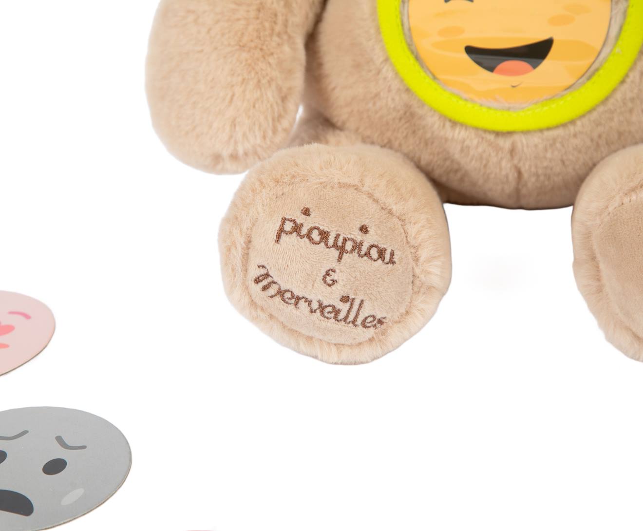 Peluche Lapin Marcel Des Emotions 40 Cm Beige (Pioupiou Et Merveilles) - Image 1