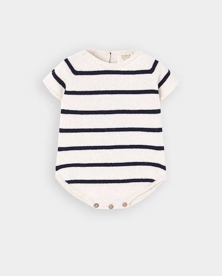 Bébé-Grenouillère à rayures pour bébé