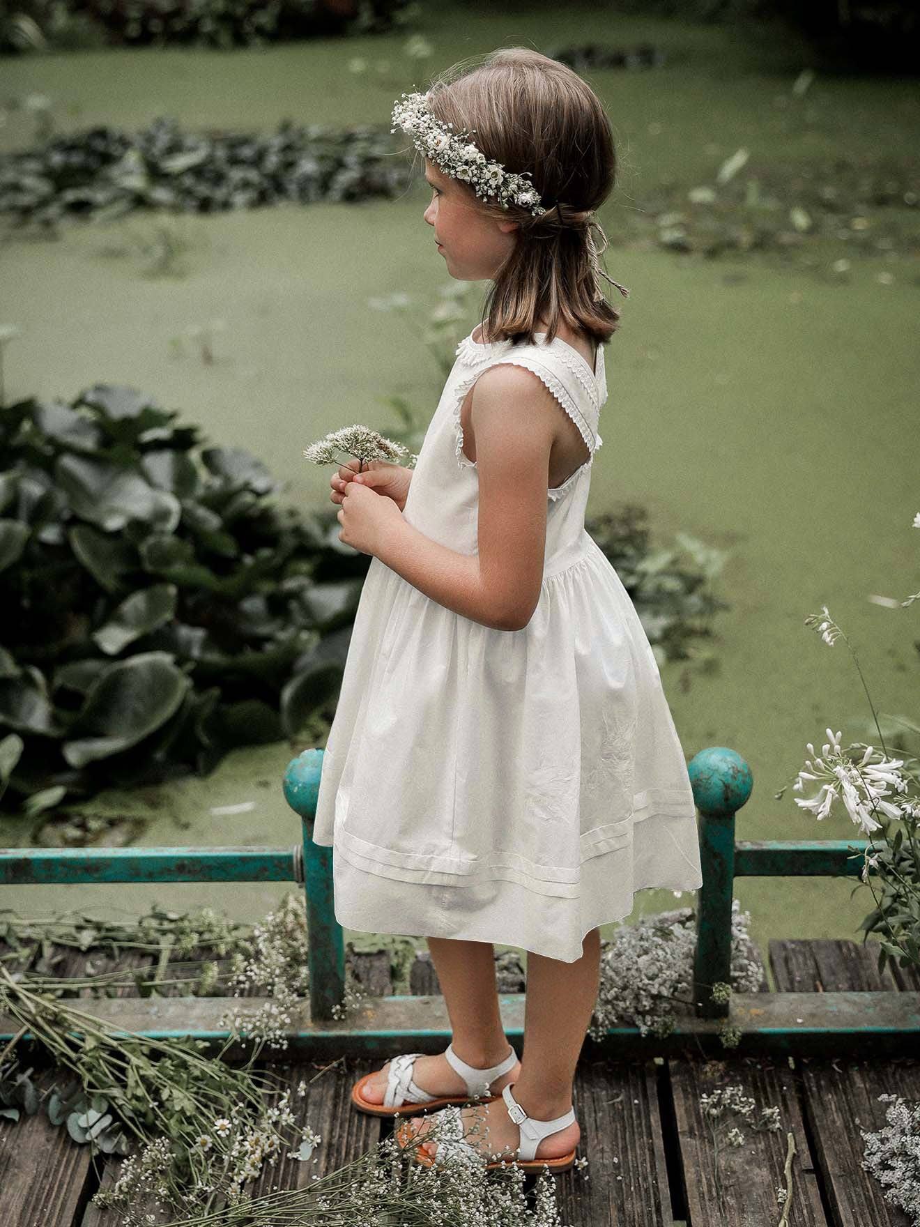 Robe Charlotte - Cortge Arabesque Blanc Vif Uni 45 €