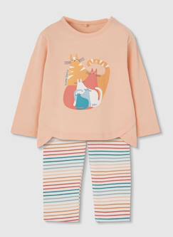 -Ensemble bébé t-shirt et pantalon coton