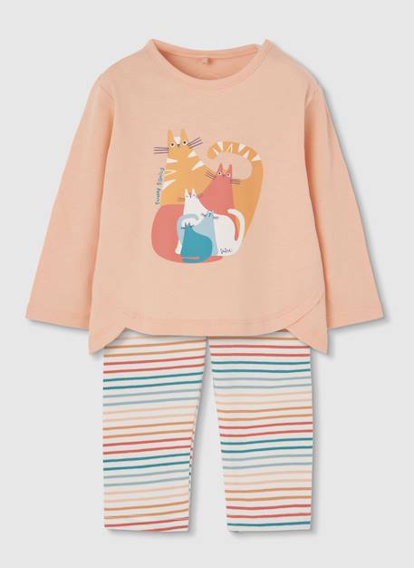 Bébé-Ensemble-Ensemble bébé t-shirt et pantalon coton