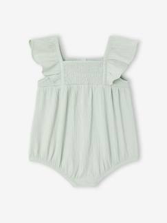 -Combinaison bébé fille coton bio