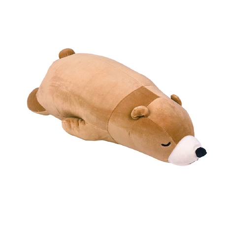 Nemu Nemu - Grande Peluche Nemu Nemu Cookie Ours Brun (53 Cm) Marron, Beige, Noir