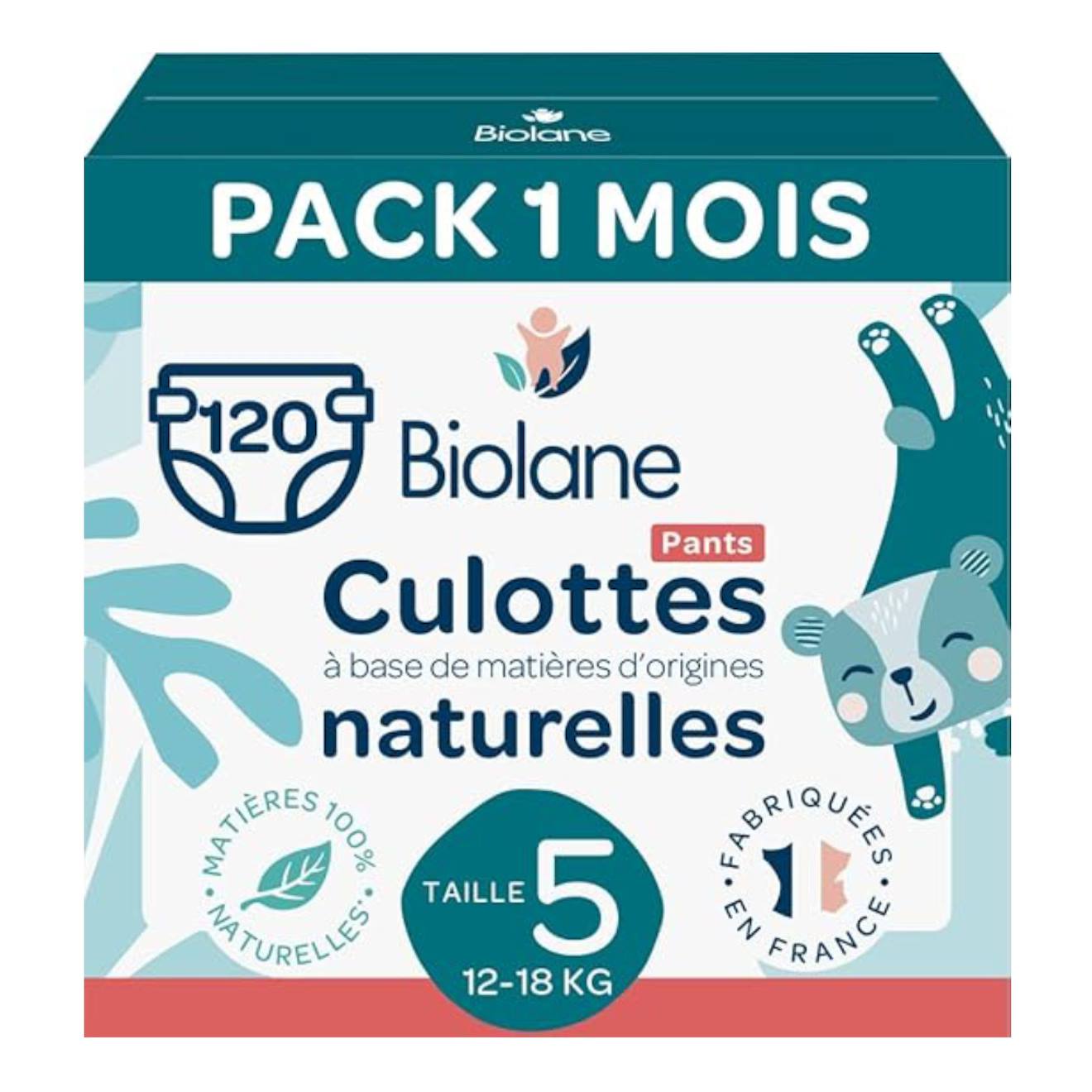 Couches Culottes Taille 5 (3 Paquets - 120 Couches) Multicolore